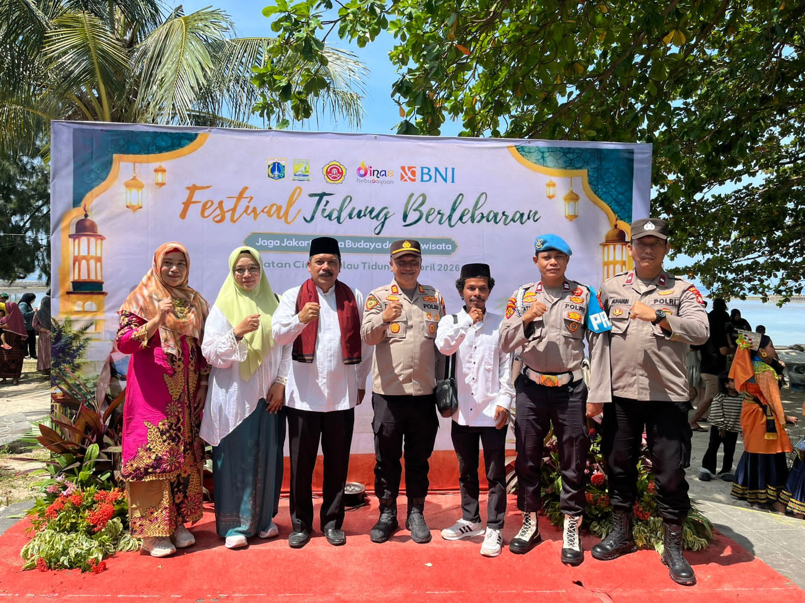 Kapolsek Kepulauan Seribu Selatan Hadiri Festival Tidung Berlebaran 2026, Dorong Kolaborasi dan Sosialisasi Layanan 110