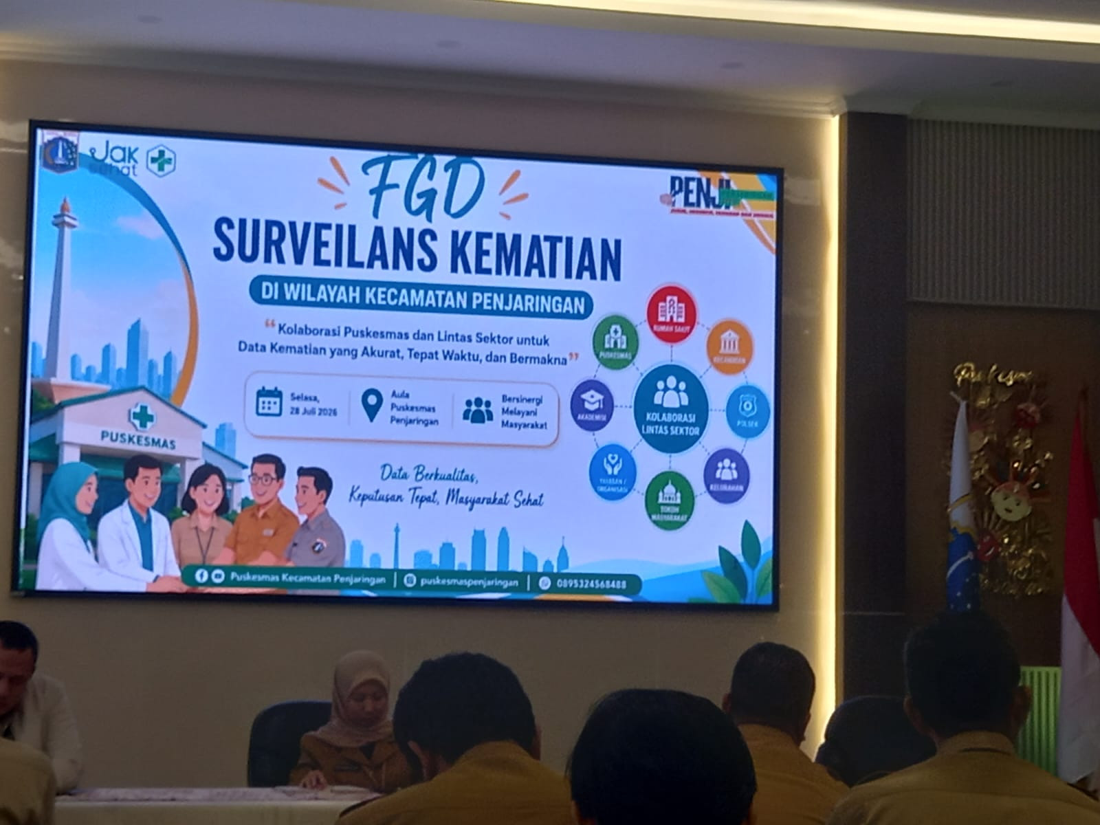 Polsek Metro Penjaringan Hadiri FGD Tata Laksana Pembuatan Surat Kematian, Perkuat Sinergi Lintas Sektor