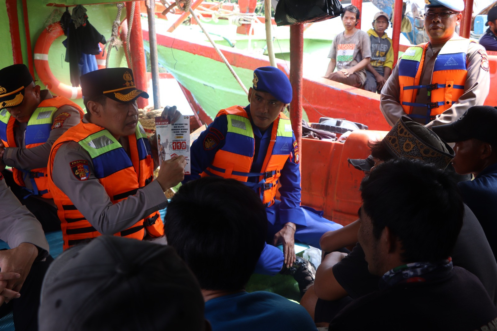 Kapolres Kepulauan Seribu Pimpin Langsung Jaga Jakarta On The Spot Kamtibmas di Perairan Kepulauan Seribu