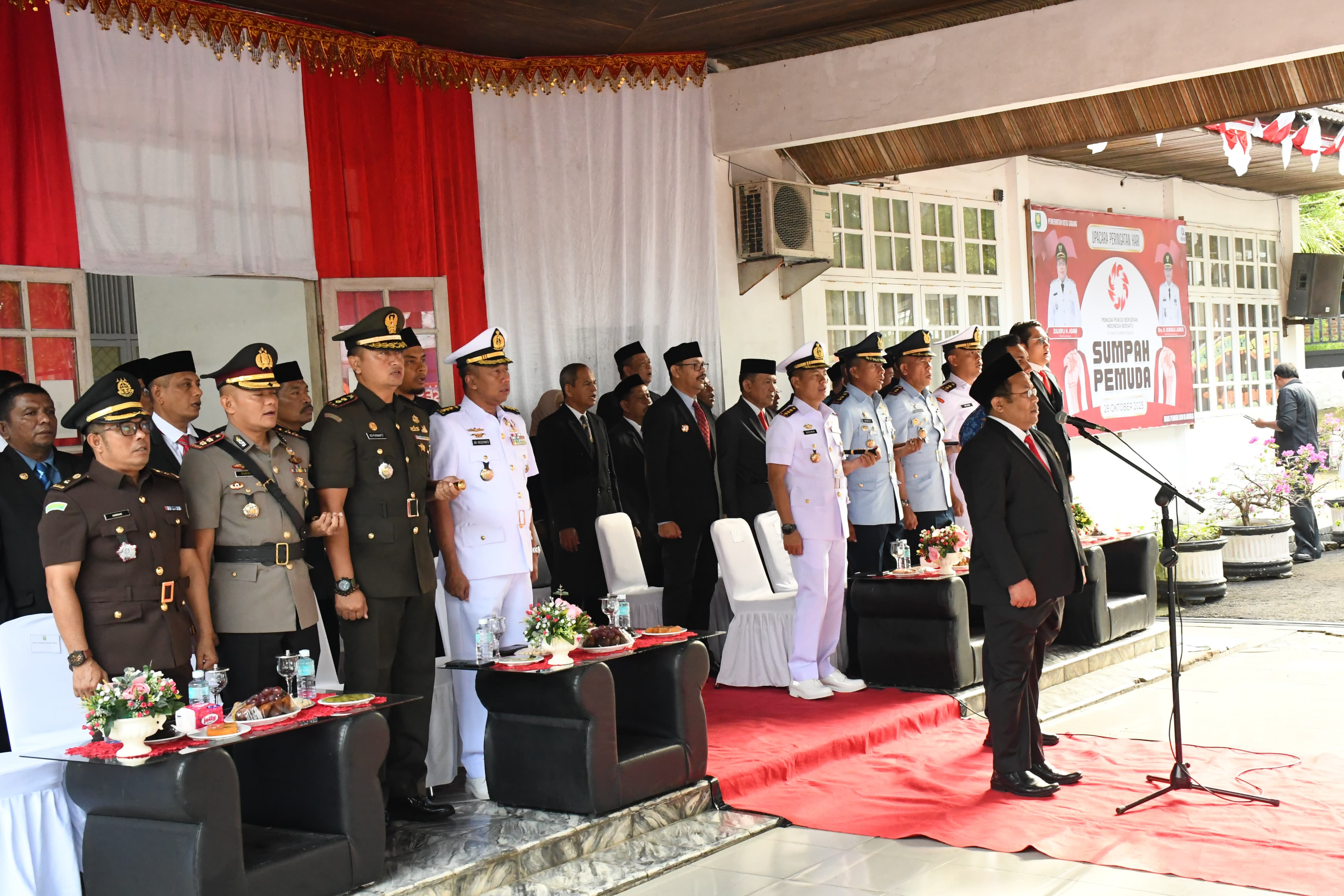 Danlanal Sabang Hadiri Upacara Peringatan Hari Sumpah Pemuda Ke-97 Tahun 2025