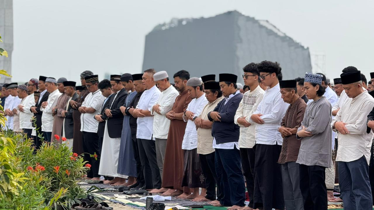 Ancol Gelar Shalat Idul Fitri di Plaza Masjid Apung, Ajak Warga Pererat Silaturahmi