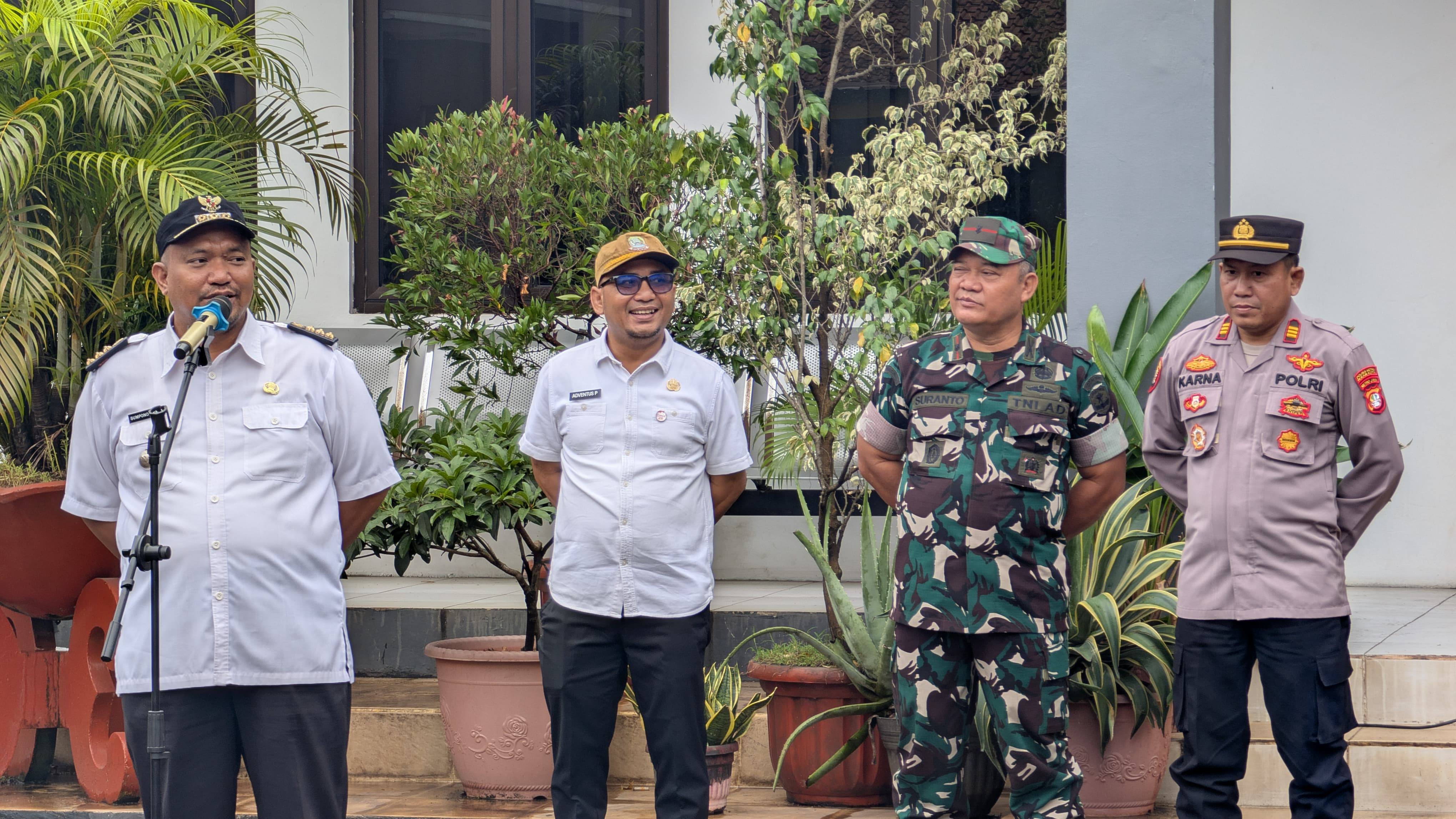 Sinergitas TNI-Polri Laksanakan Apel Gabungan Tingkat Kecamatan Bantargebang