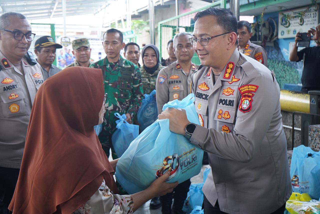 Sinergi TNI-Polri Tinjau Lokasi Jaga Jakarta On The Spot, Perkuat Keamanan Wilayah Koja