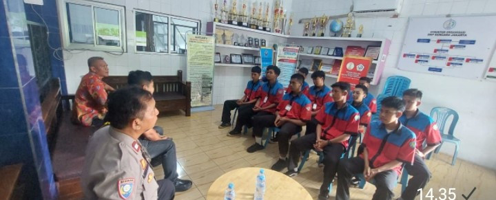 Polsek Tanjung Priok Himbau Pelajar untuk Tidak Ikut Aksi Unjuk Rasa