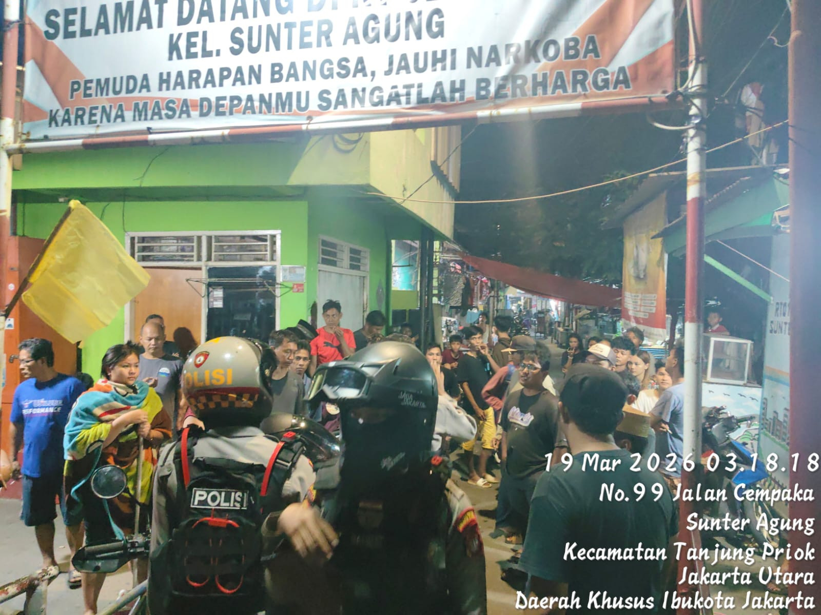 Polisi Tindak Lanjuti Laporan Tawuran di Sunter Agung Melalui Layanan 110