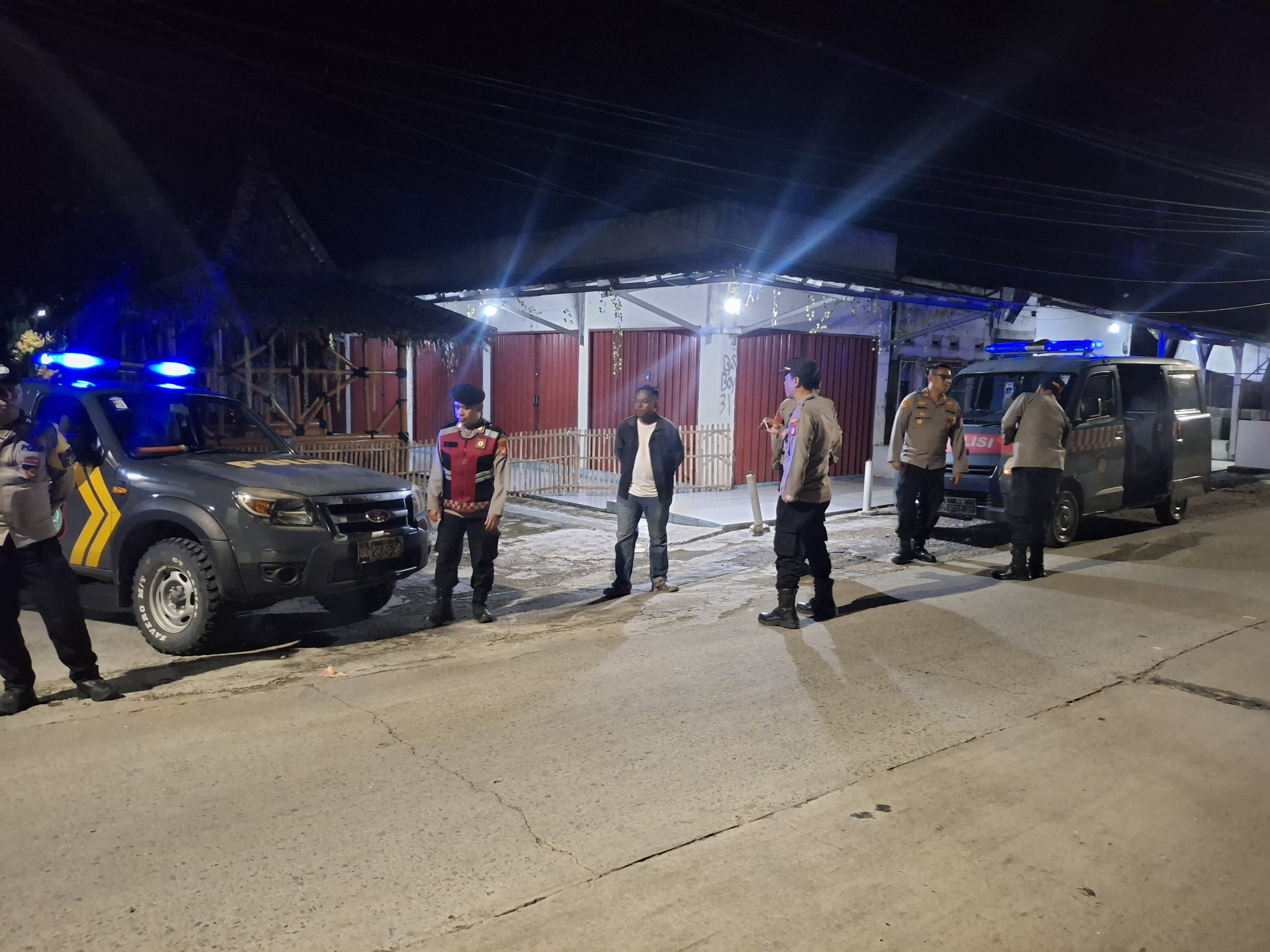 Kapolsek Cabangbungin Pimpin Patroli Biru Gabungan, Antisipasi Tawuran dan Kejahatan Jalanan di Perbatasan Bekasi