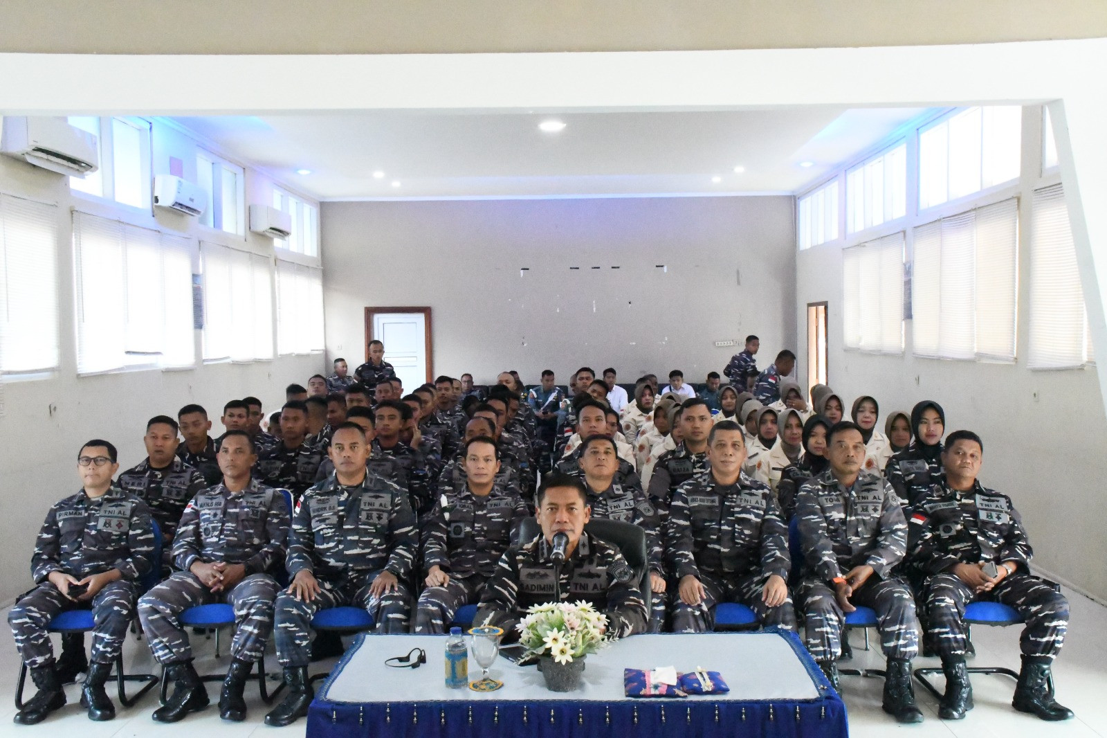 Komandan Lanal Sabang Ikuti Video Conference Pengarahan Panglima Koarmada RI