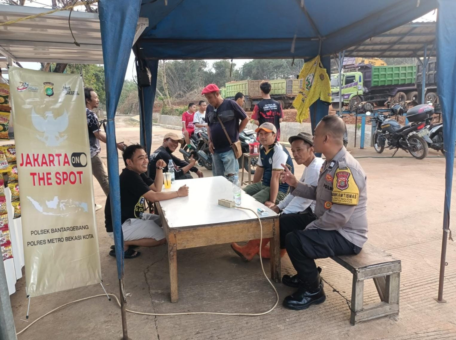 Jaga Jakarta On The Spot, Polsek Bantargebang Serap Aspirasi Warga Ciketing Udik
