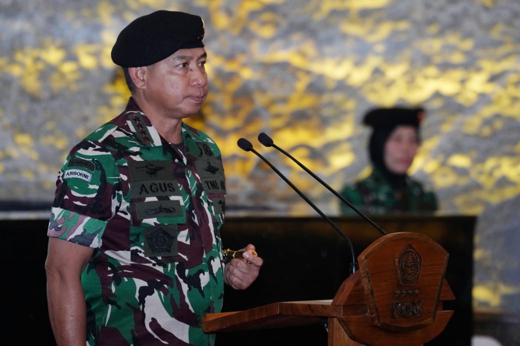 Panglima TNI Terima Laporan Korps Kenaikan Pangkat 177 Pati  TNI