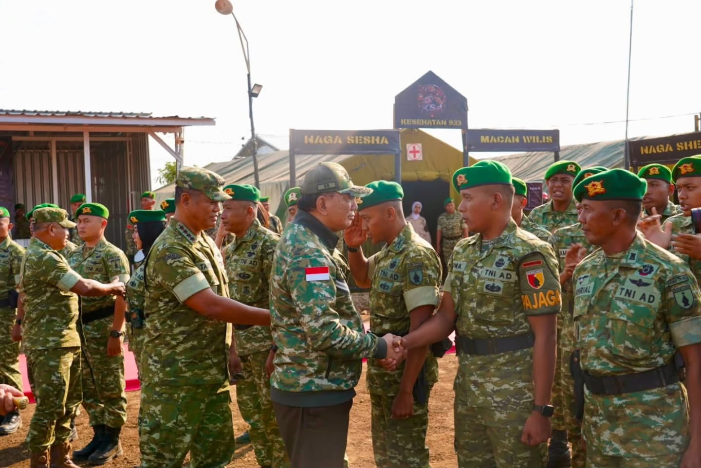 Wapang TNI dan Menhan RI Tinjau Yon TP di Jawa Timur, Pastikan Kesiapan Operasional Satuan