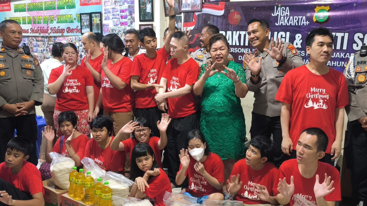 Polsek Pademangan Gelar Bakti Religi dan Sosial Jelang Natal 2025 di Rumah Singgah Kasih Ampera