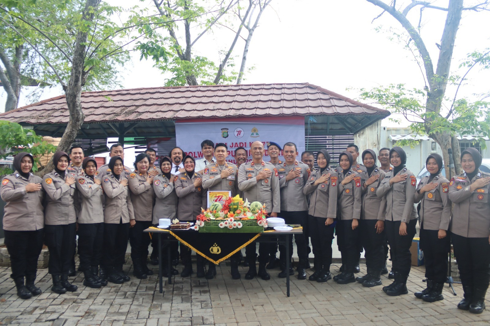 Polres Kepulauan Seribu Gelar Syukuran Sederhana HUT Polwan ke-77 di Marina Ancol