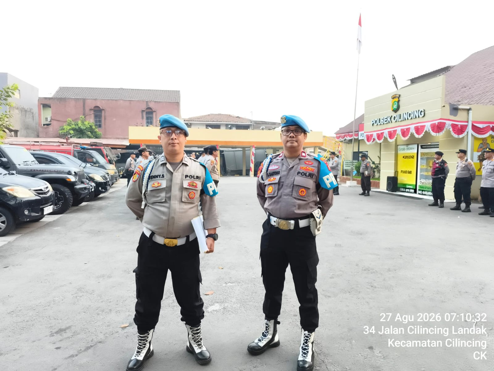 Polsek Cilincing Siaga, 43 Personel Dikerahkan Amankan Mako dan Antisipasi Gangguan Kamtibmas