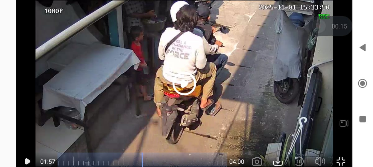 Percobaan Pencurian Motor di Koja, Pelaku Kabur Usai Terjatuh