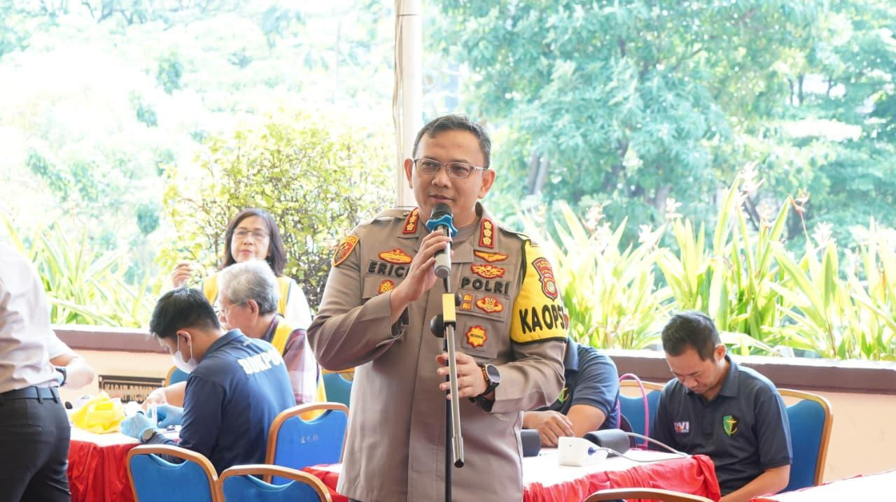 Kapolres dan Wakapolres Metro Jakarta Utara Gelar Baksos dan Pemeriksaan Diabetes Bareng Lions Club