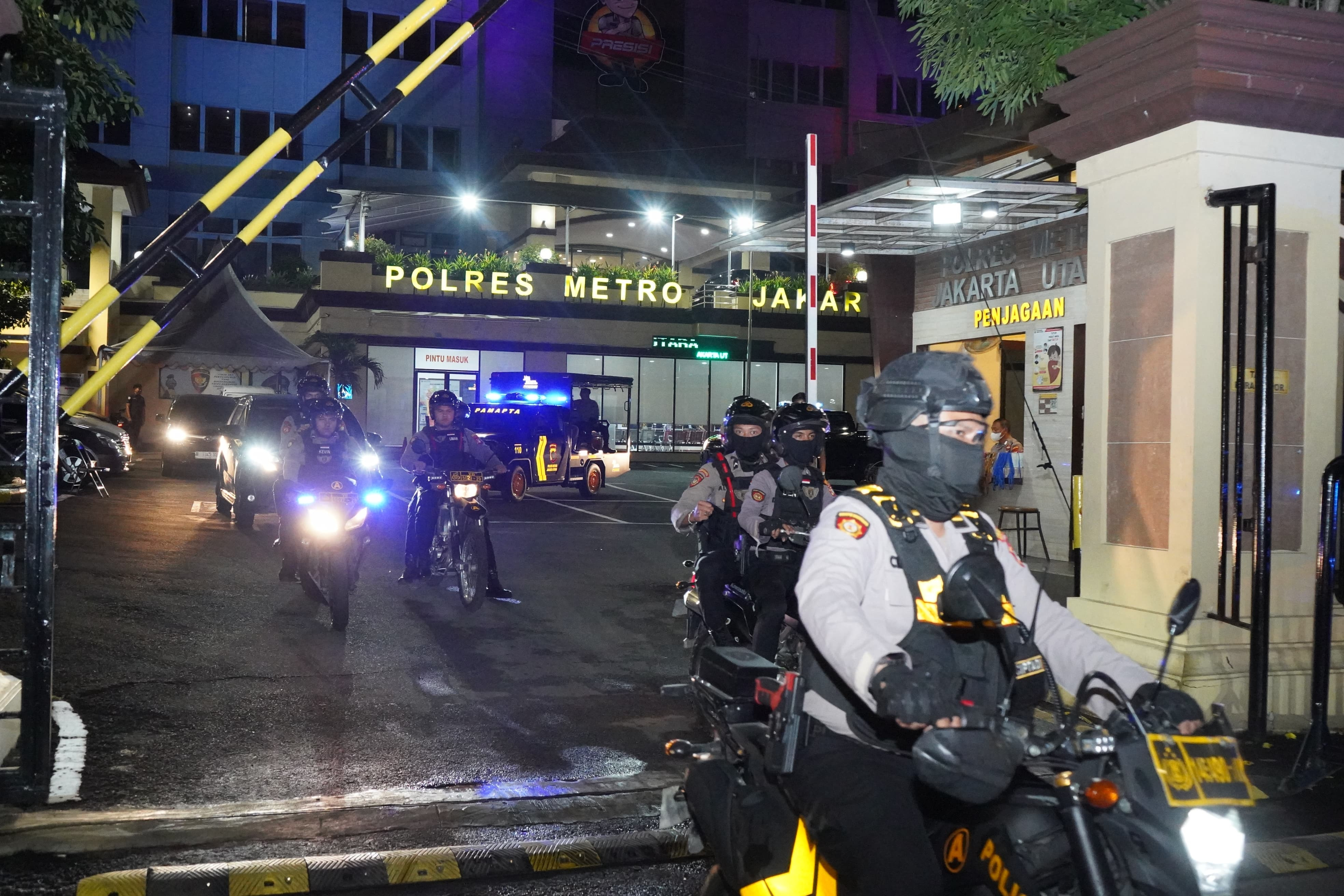 Patroli Skala Besar Digelar Polres Metro Jakarta Utara untuk Jaga Stabilitas Kamtibmas Akhir Pekan