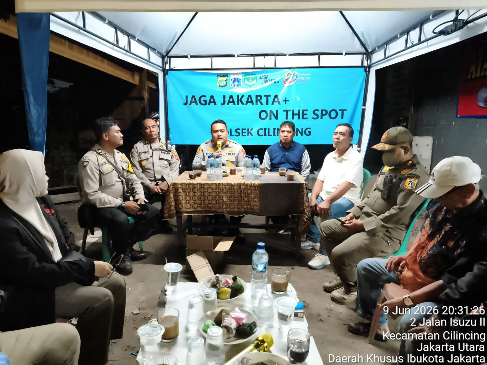 Polsek Cilincing Gelar Jaga Jakarta On The Spot, Warga Diajak Jadi Garda Terdepan Keamanan Lingkungan