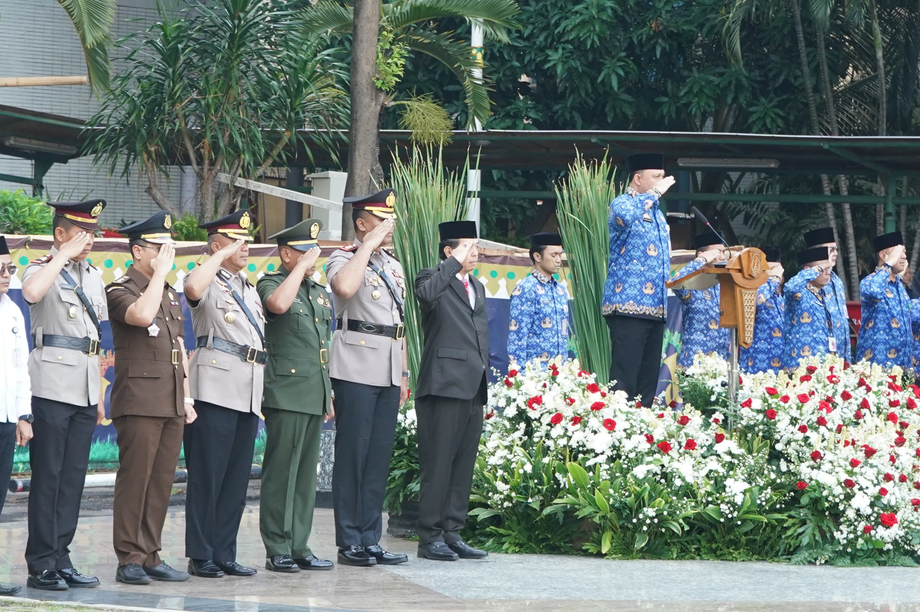 Upacara Hari Kesaktian Pancasila di Jakarta Utara Berlangsung Khidmat
