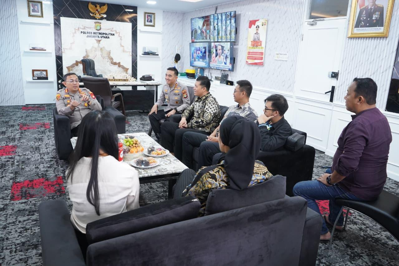 Kapolres Metro Jakarta Utara Terima Kunjungan HIPMI, Dorong Sinergi Bantu Warga Terdampak Banjir
