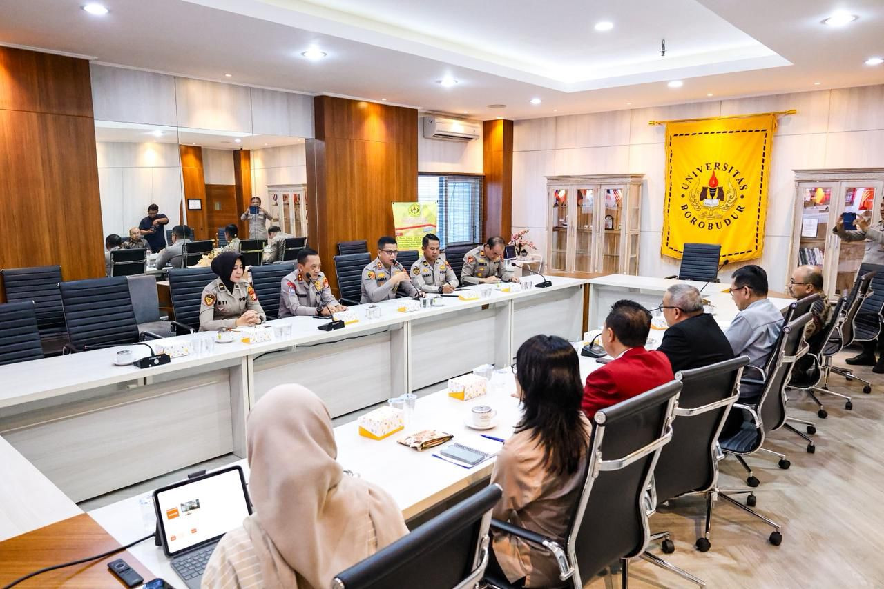 Polri–Universitas Borobudur Perkuat Kolaborasi, Akselerasi Transformasi Pendidikan melalui Pusat Studi Kepolisian